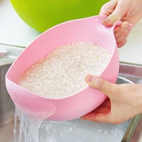 rice washing filter strainer basket colander sieve fruit vegetable bowl drainer cleaning tools kitchen kit gadgets accessories