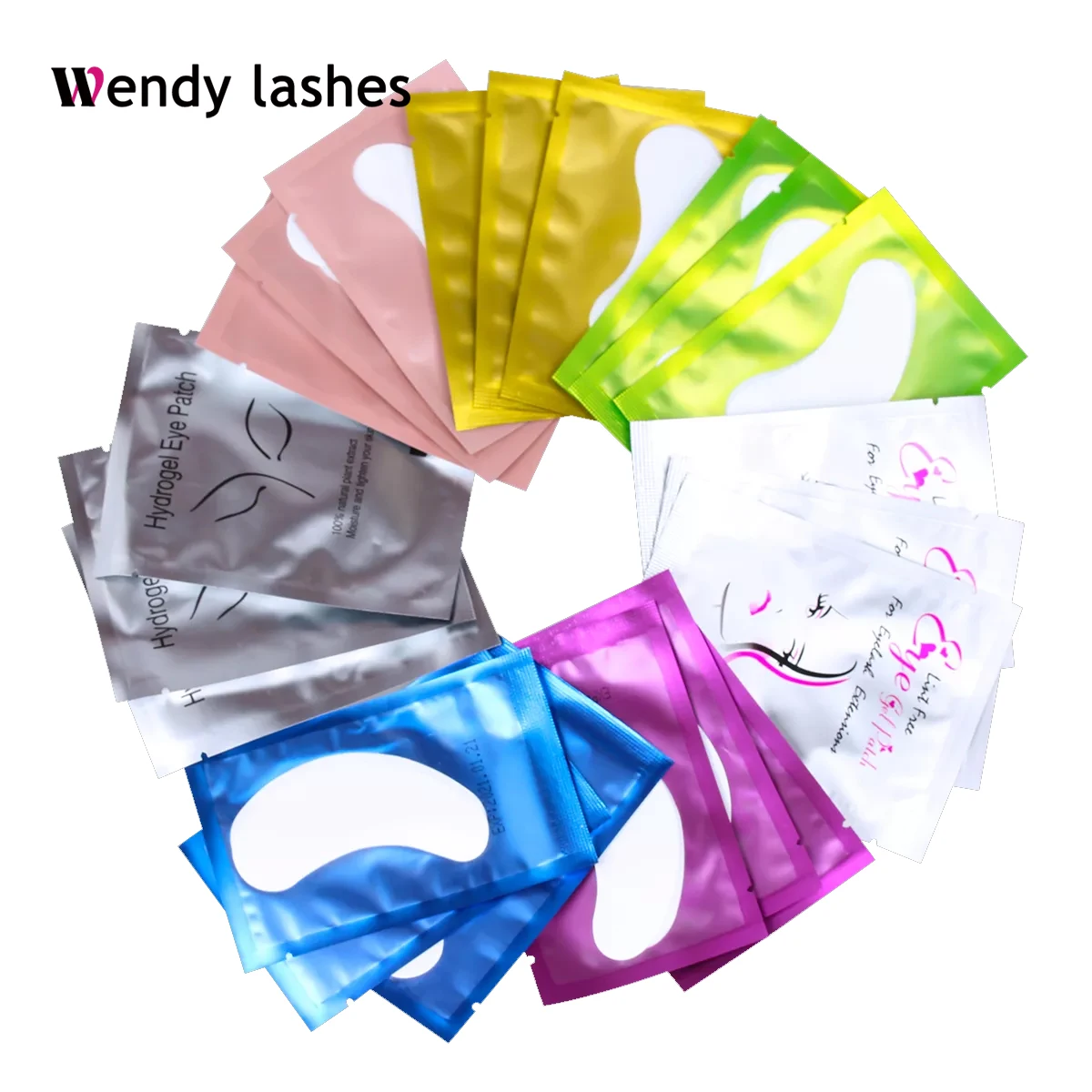 Eyelash Extension Supplies 50pcs EyePads Gel Pad Eyelash Under Eye Pads Lint Free Patches For Lash Extension For Professionals