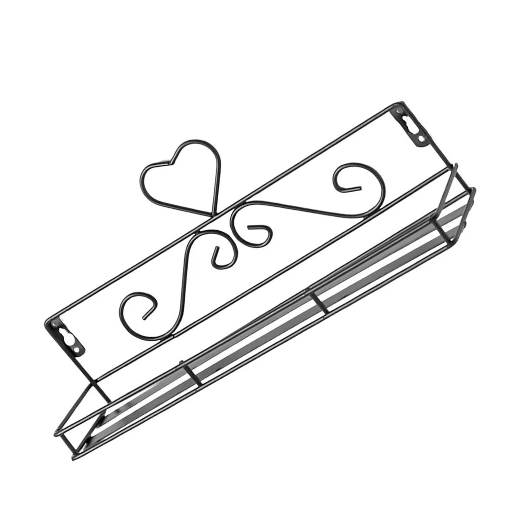 

Настенная полка, подвесная железная вешалка в форме сердца, фотография, кованое металлическое украшение, крючки для макияжа и решетки