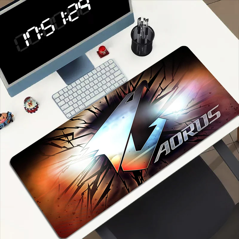 

Aorus Xxl Mouse Pad Desk Mat Mousepad Speed 900 × 400 Keyboard Gaming Large Playmat Anime Carpet Computer Tables Pads Table Mats
