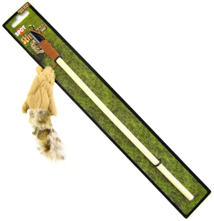 

Spot Skinneeez Squirrel Cat Toy with Wand