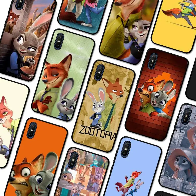 

Disney Zootopia Phone Case for Redmi 5 6 7 8 9 A 5plus K20 4X 6 cover