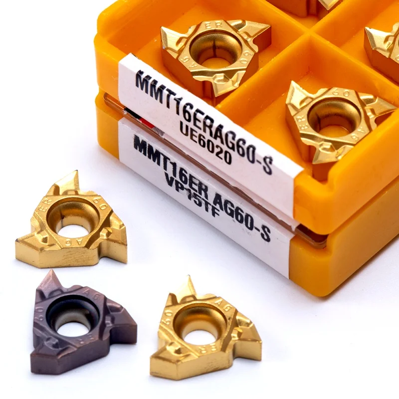 Фото MMT16IR MMT16ER AG60-S VP15TF UE6020 US735 Резьбовая фреза Твердосплавный инструмент MMT 16ER 16IR AG60-S VP15TF UE6020 Токарный инструмент №3