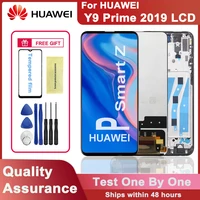 original 6 59 lcd display for huawei y9 prime 2019 lcd touch screen digital assembly for huawei p smart z stk lx1 lcd display