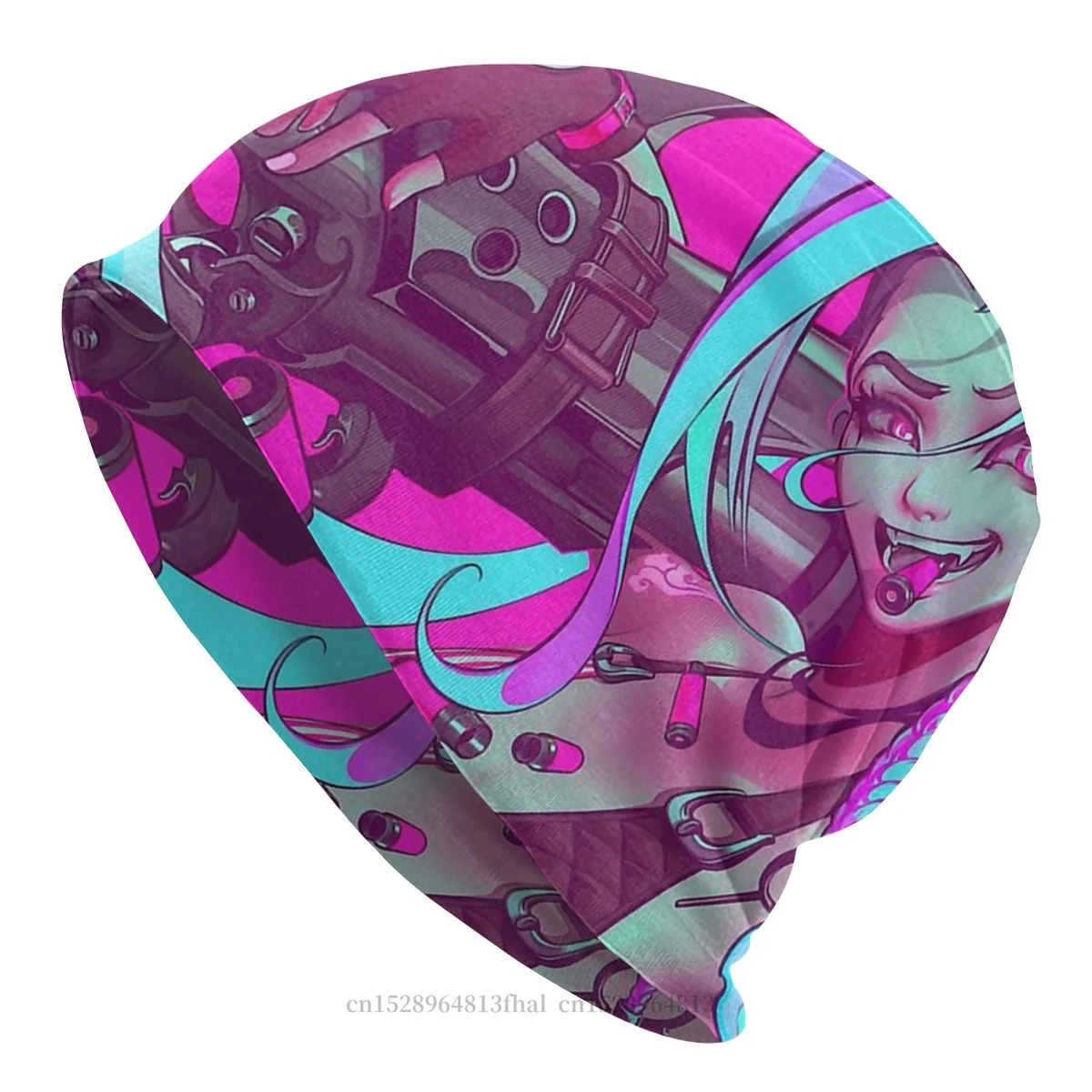 Jinx Мужская шапочка зимние шапочки облегающие шапки шапка Arcane League of Legends для