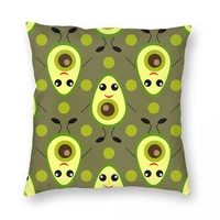 cute avocado throw pillow cushion decorative pillows polyester pillowcase home decoration for sofa