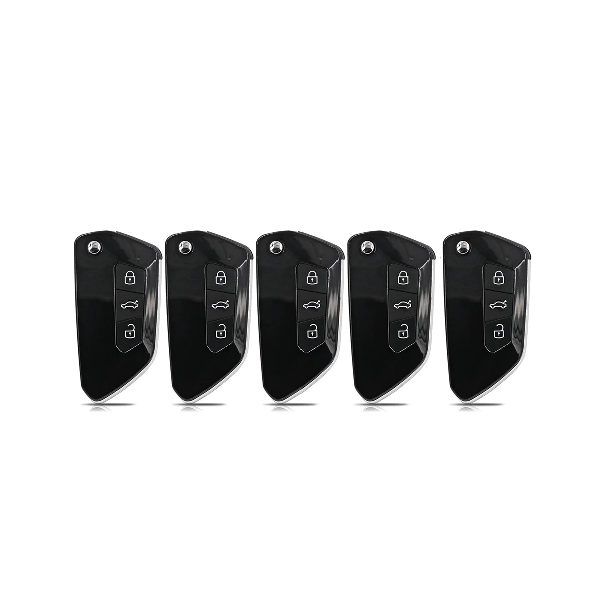 

5Pcs KEYDIY NB33 Car Remote Key -Series 3 Button with Chips for Golf 8 for KD900/-X2 MINI/ URG200