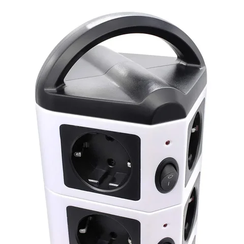 Удлинитель TESSAN с 6 розетками и 4 портами USB