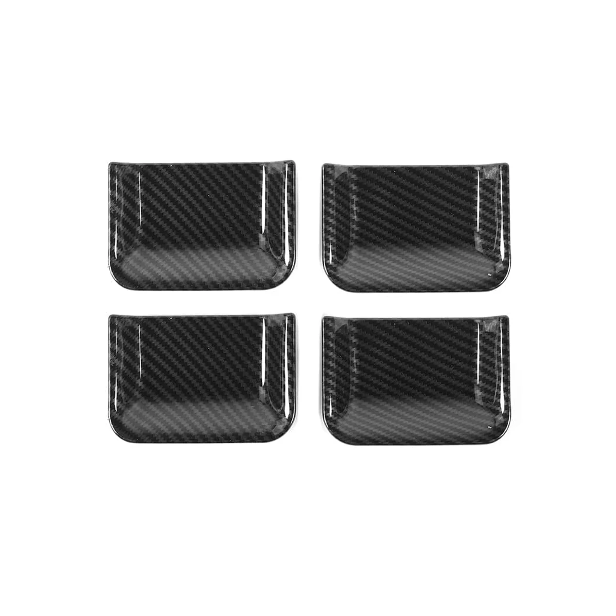 

For Ford F150 2021 2022 2023 Inner Door Handle Bowl Protect Cover Trim Accessories - ABS Carbon