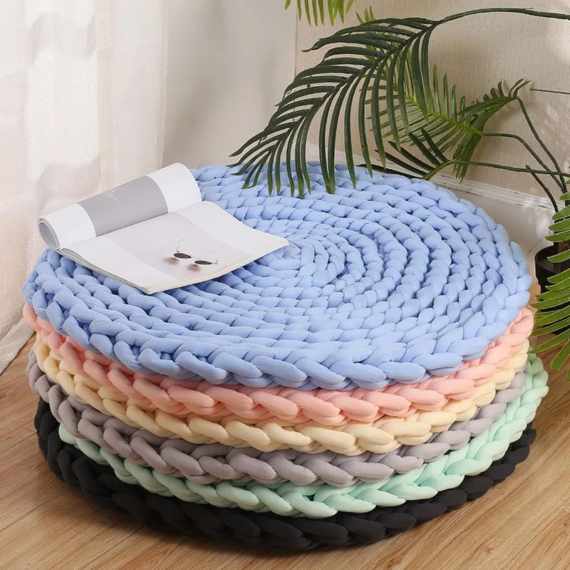 PuTuan Ручная Работа Из Грубой Шерстяной Ткани Полосатая Подушка Женская Новинка