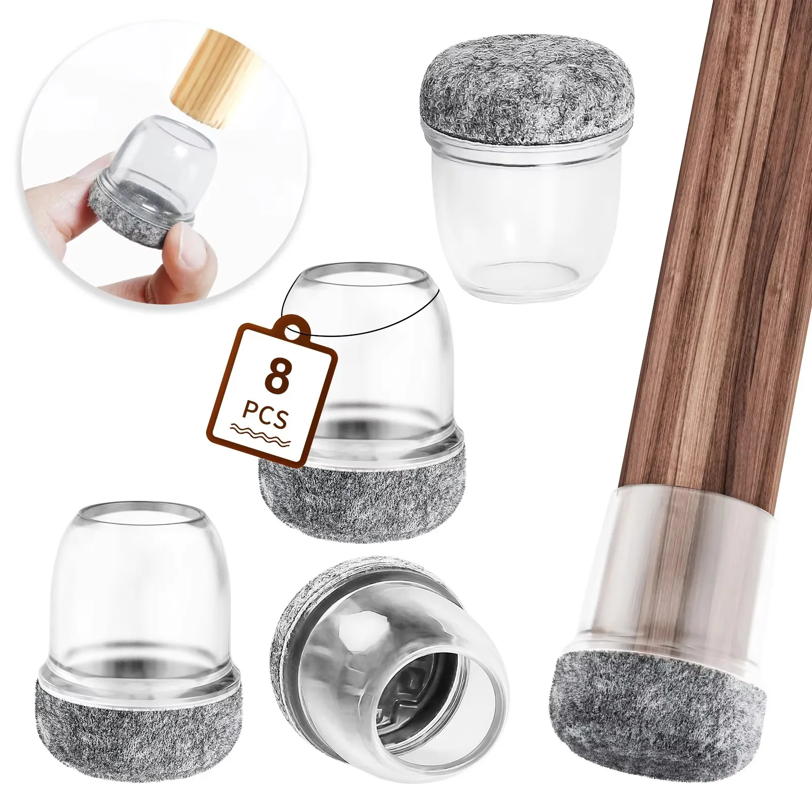 

Силиконовые защитные накладки на ножки стула