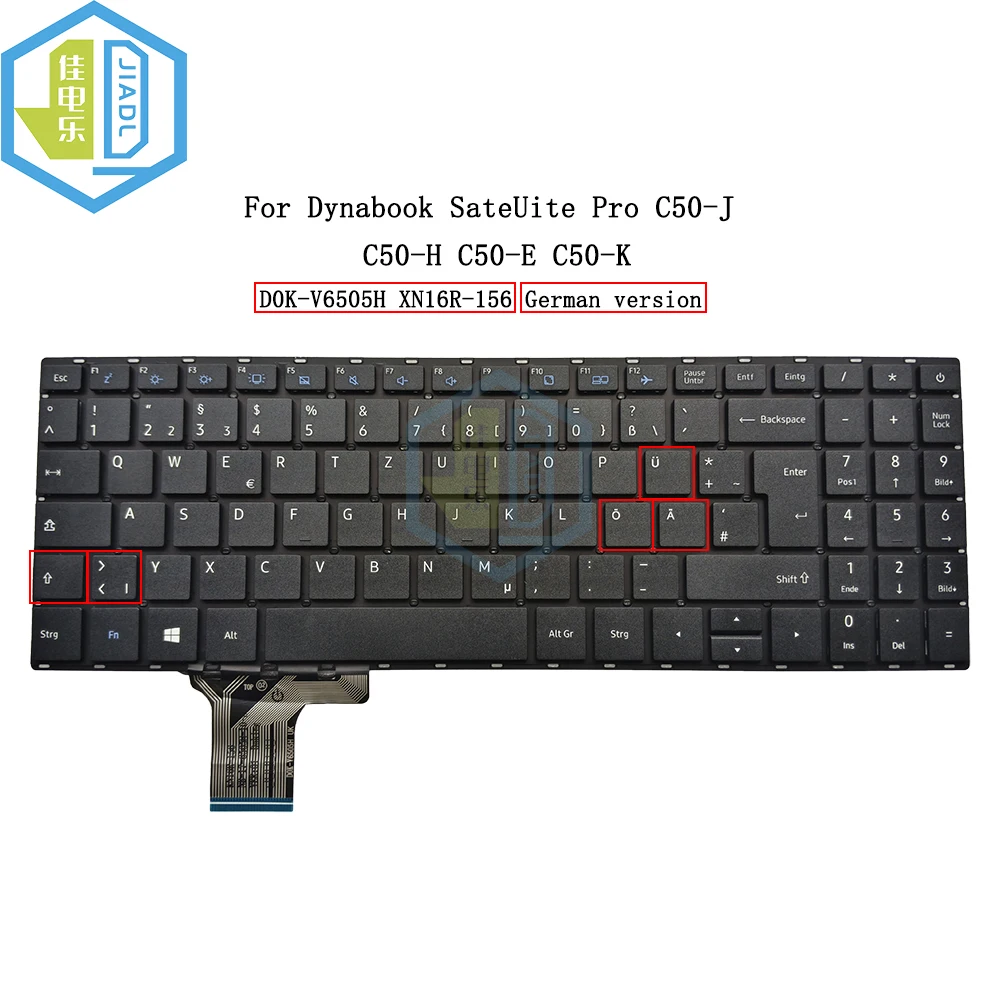 GK греческая GR немецкая клавиатура для Dynabook Satellite Pro C50-J C50-J-10K D0K-V6505H KN16R-156 NB-17-6505H-10-B0
