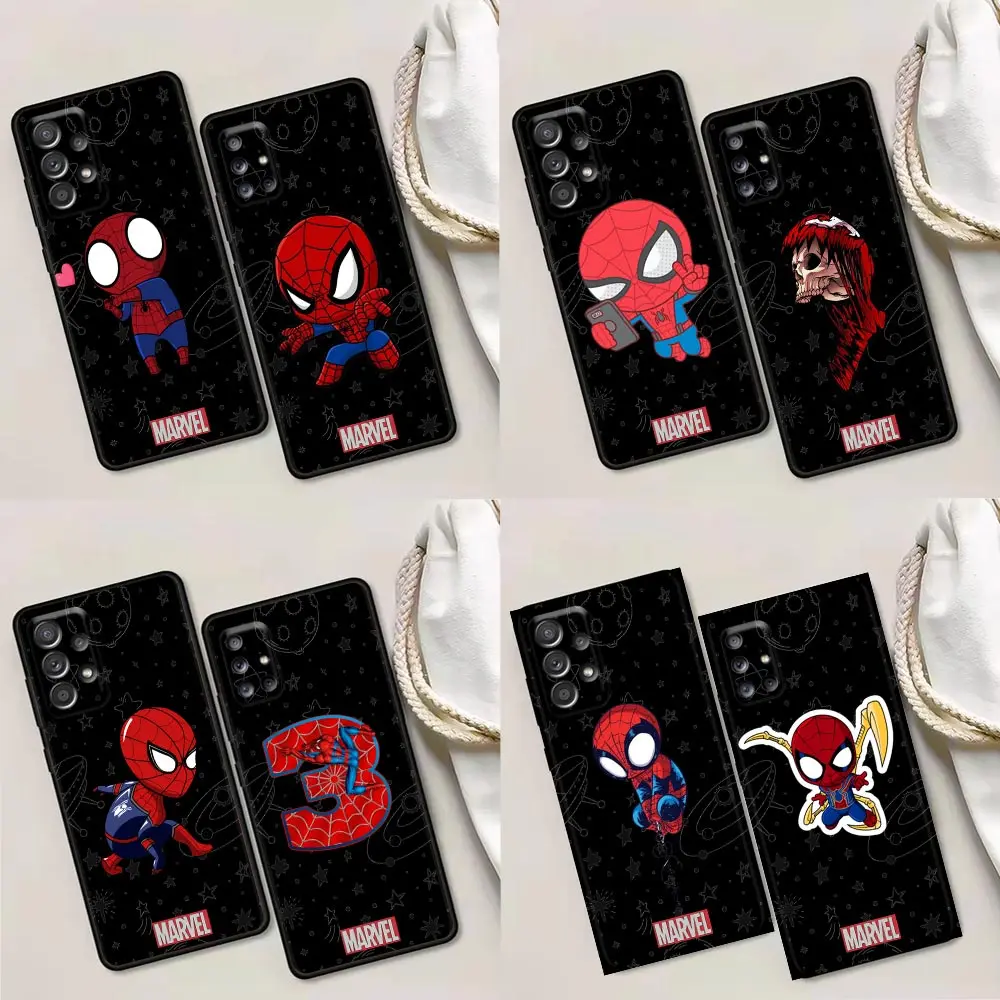 

Phone Case for Samsung A01 A02 A03s A11 A12 A13 A21s A22 A31 A32 A41 A42 A51 4G 5G TPU Case Cover Cute Spider-Man Marvel