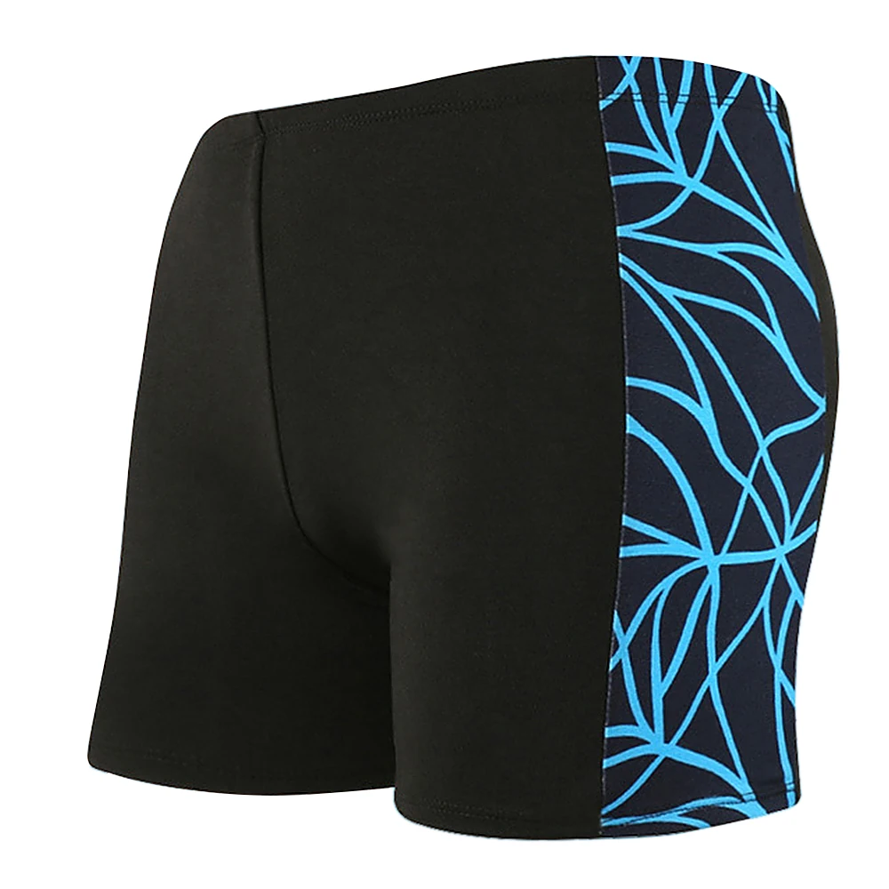 

Quick Dry Men's Swimming Trunks Sport Underwear Drawstring Boxer Briefs Summer Breathable Elastic Underdrawers Swimsuit Bottom