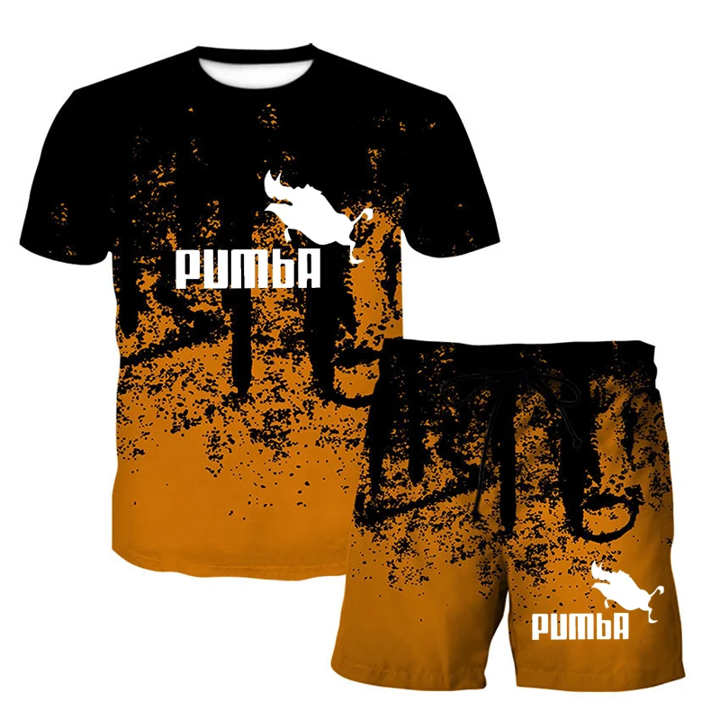 

Летние брюки для мужчин, спортивные короткие брюки, короткие брюки с принтом 3D, 2 p