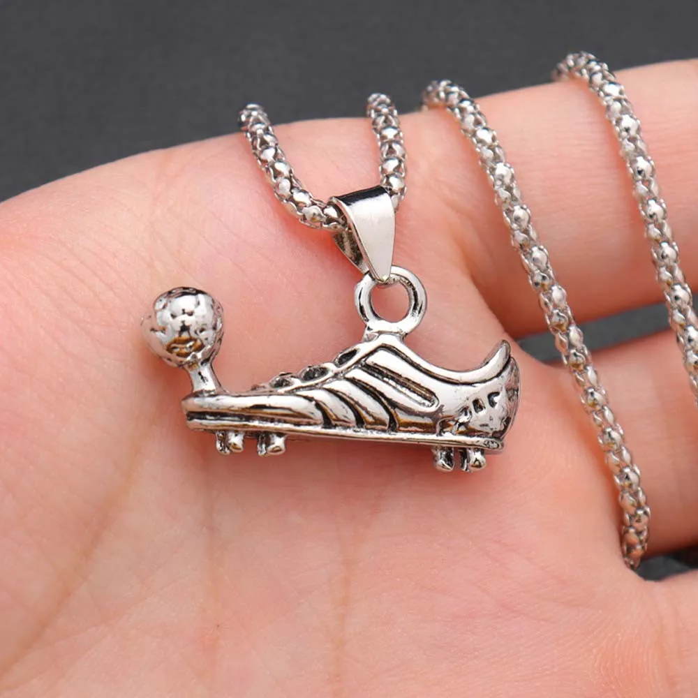 Цепочка с подвеской для мужской футбольной обуви креативное модное ожерелье