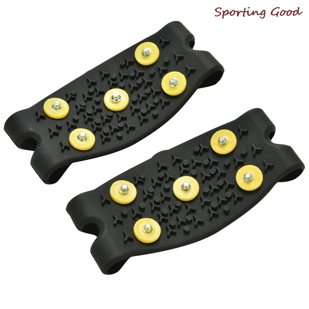 

1 пара, прочные противоскользящие шипы для альпинизма