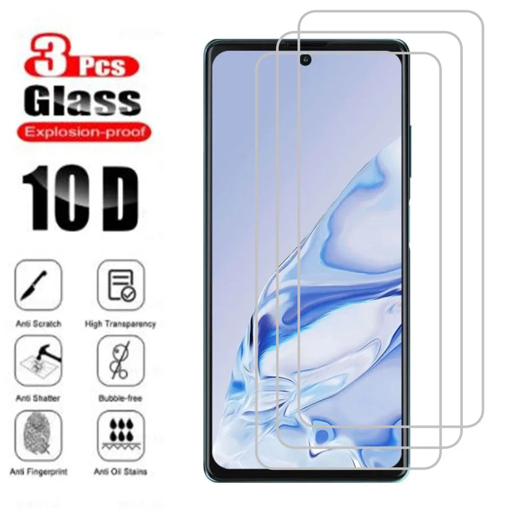 

3 шт., защитное закаленное стекло для экрана 6,67 дюйма