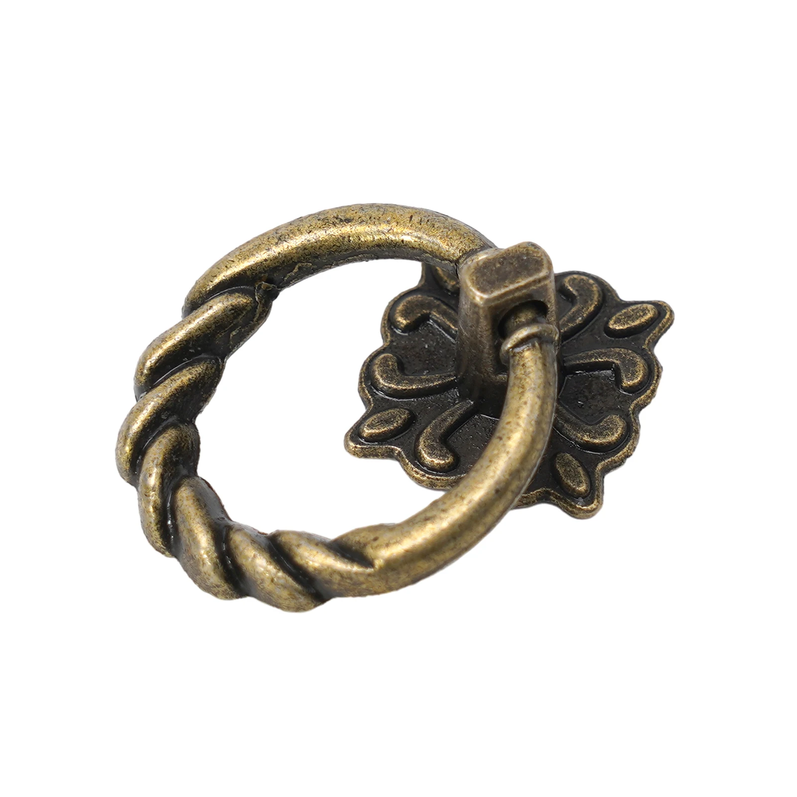 6 шт. винтажное круглое кольцо мебельная ручка европейский шкаф комод ручки для