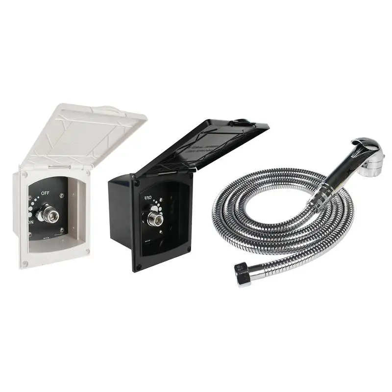 

Exterior Shower Box Kit Durable Black RV Exterior Shower Box Kit High-quality Outdoor Shower For Caravans Boats And Motorhomes