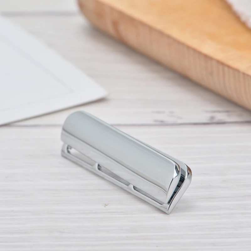 Мужская безопасная бритвенная головка YAQI Excalibur с одним краем хромированная