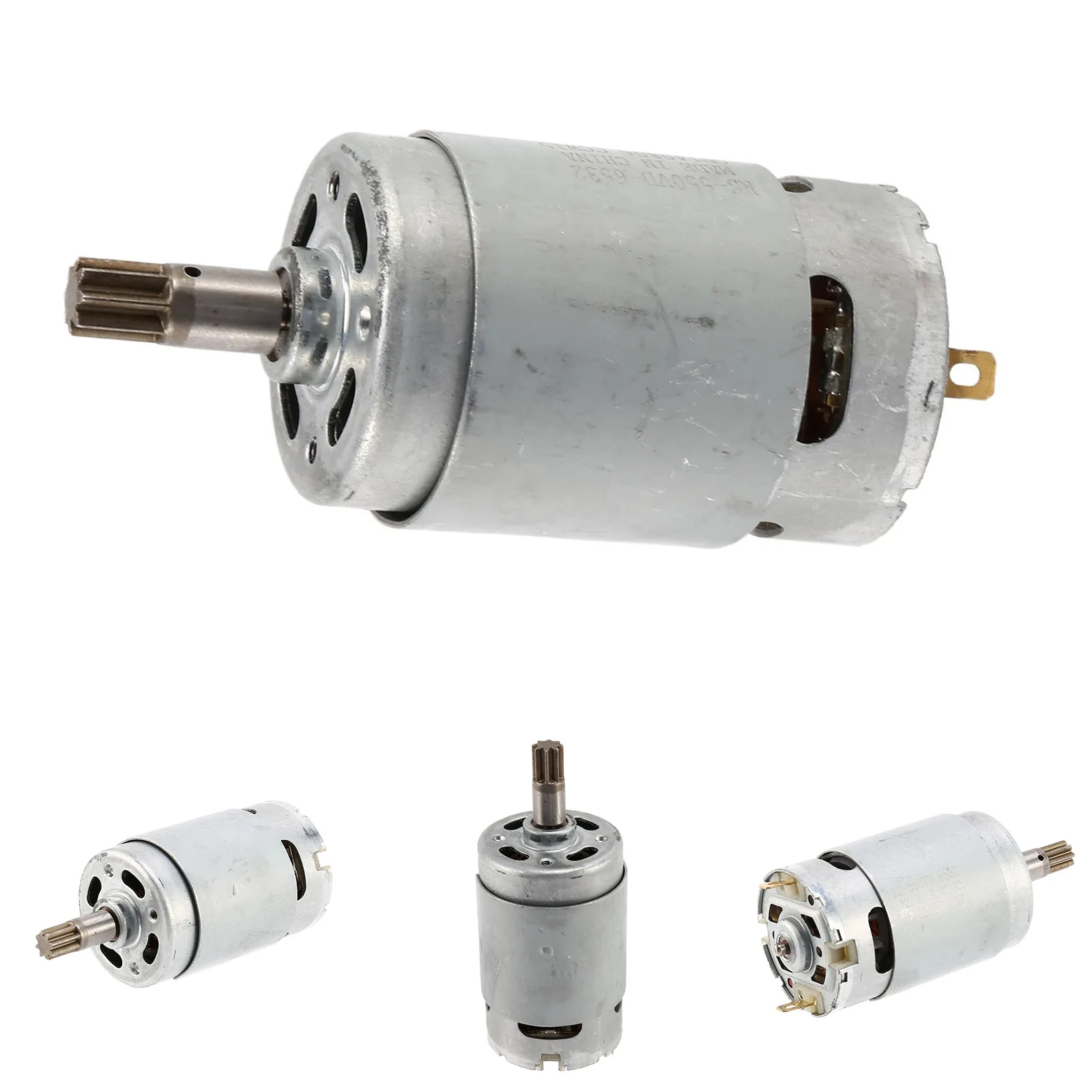 

DC 18V 8 Teeth Motor RS-550VD-6532 H3 Spare Parts For WORX 50027484 WU390 WX390 WX390.1 Electric Drill Power Tools Accessories