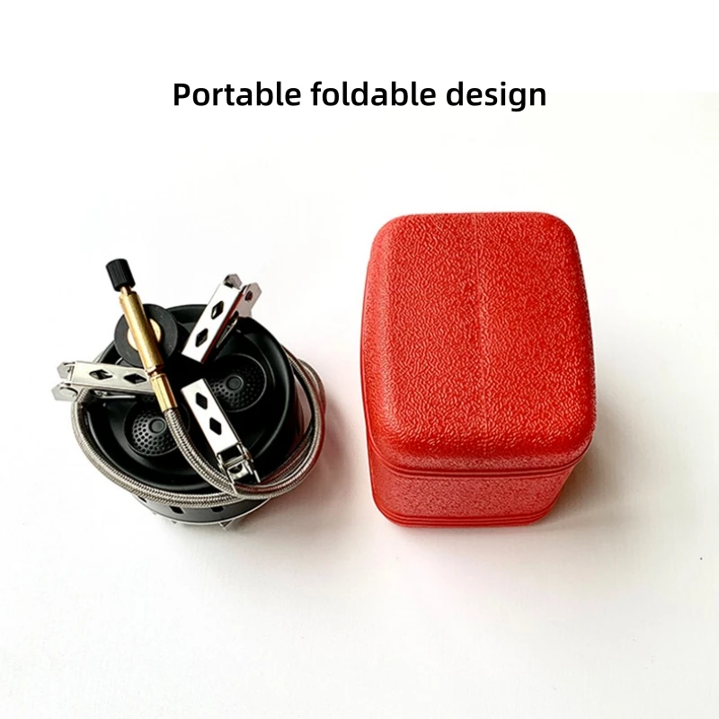 Портативная туристическая горелка газовая плита с сильным огнем для кемпинга