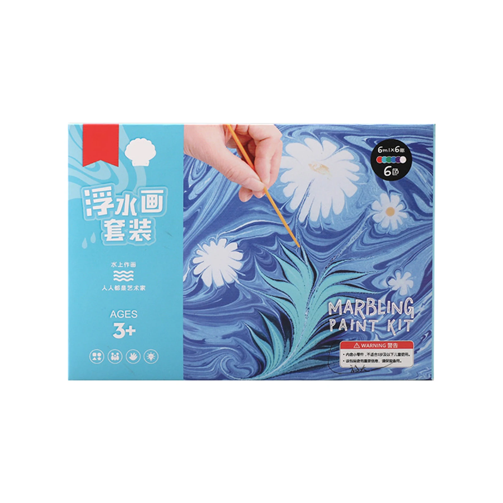 Плавающий Набор для рисования детский набор пигментная мраморная живопись