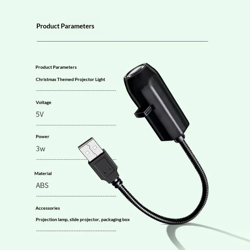 Фото USB-проектор звездного неба, ночник 360 °   Регулируемая атмосферная лампа Galaxy с эффектом бабочек и китов для интерьера автомобиля и дома. №2