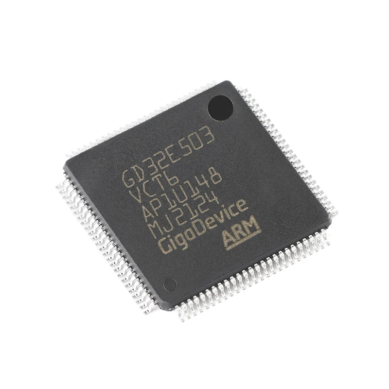 

10PCS/Pack original GD32E503VCT6 LQFP-100 ARM Cortex-M33 32-bit microcontroller -MCU core