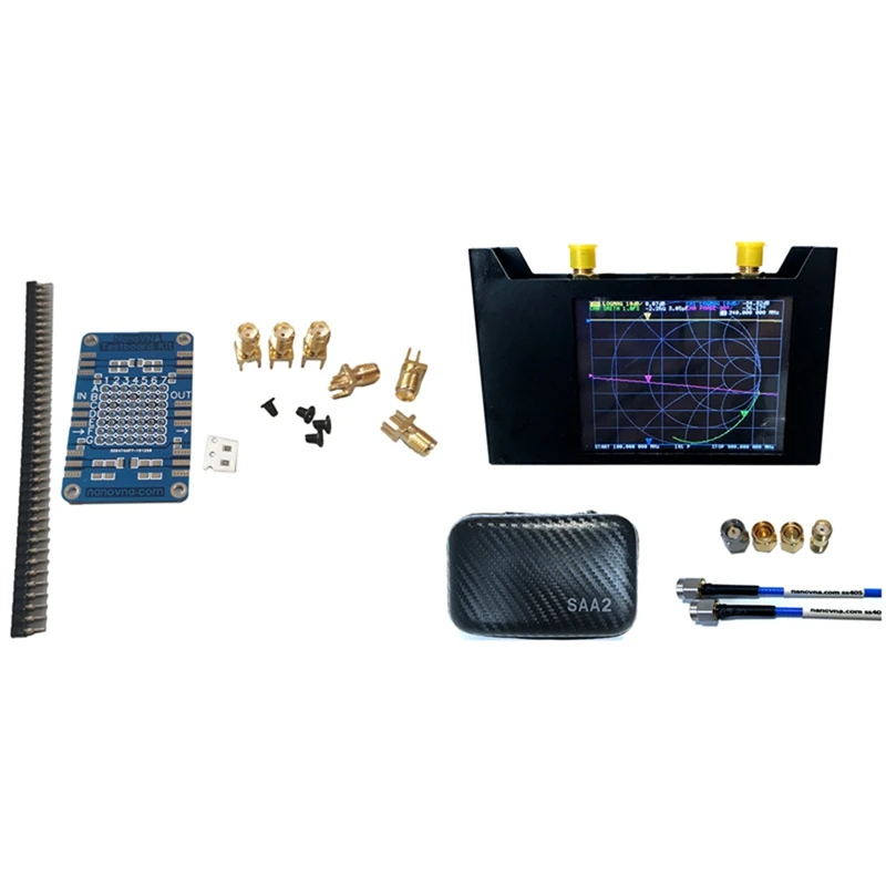 1 Set Nanovna Testboard Kit & 1 Set V2 3G Vector Network Analyzer S-A-A-2 Nanovna Antenna Analyzer