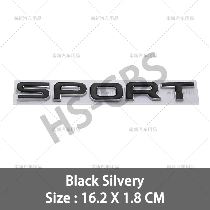 

Металлический 3d-значок для спорта, Эмблема для заднего багажника автомобиля, наклейки для Range Rover Lr2 Lr4 Hse Lux Sport, суперзаряженные автобиографические аксессуары