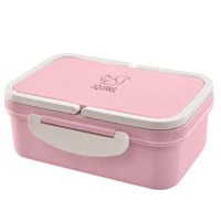bento wheat straw picnic microwave hot food lunch box container storage portable kitchen%ef%bc%8cdining bar