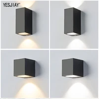 ip65 led wall light aluminum outdoor waterproof garden fence indoor fashion wall lamp for bedroom bedside living room stairs