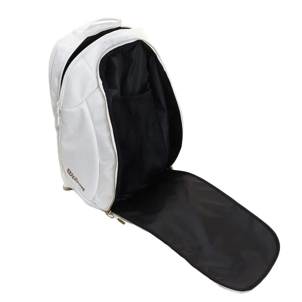 Wilson Elegant Federer DNA Tennis Backpack Multi-function Badminton Package Padded Squash Sports Racket Bag for 2-3 Racquets