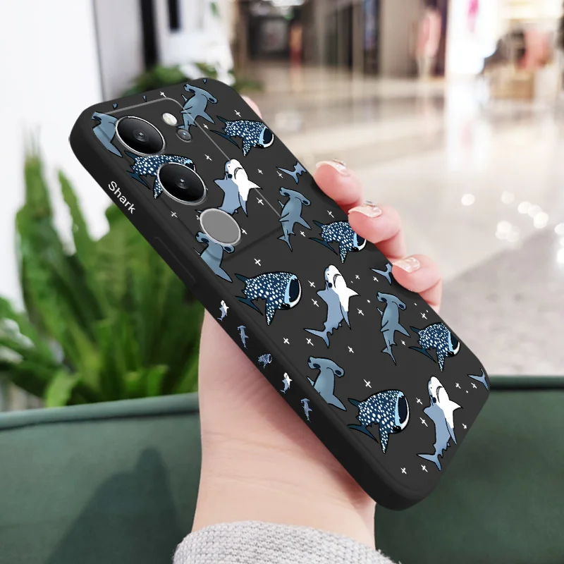 Фото Чехол для телефона Spot Shark для VIVO V50 V40 V30 V29 V29E V27 V27E V25 V25E V23 V23E V21 V20 Y20 Y12 Y21 Y22 Y50 Y35 Y76 Pro 4G 5G №4