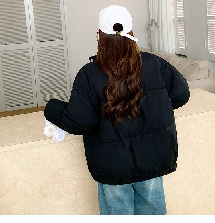 Winter Down Padded Coat Women's 2022 Women's Breadcoat Winter Clothes Short Section Loose Cotton Padded Coats for Students