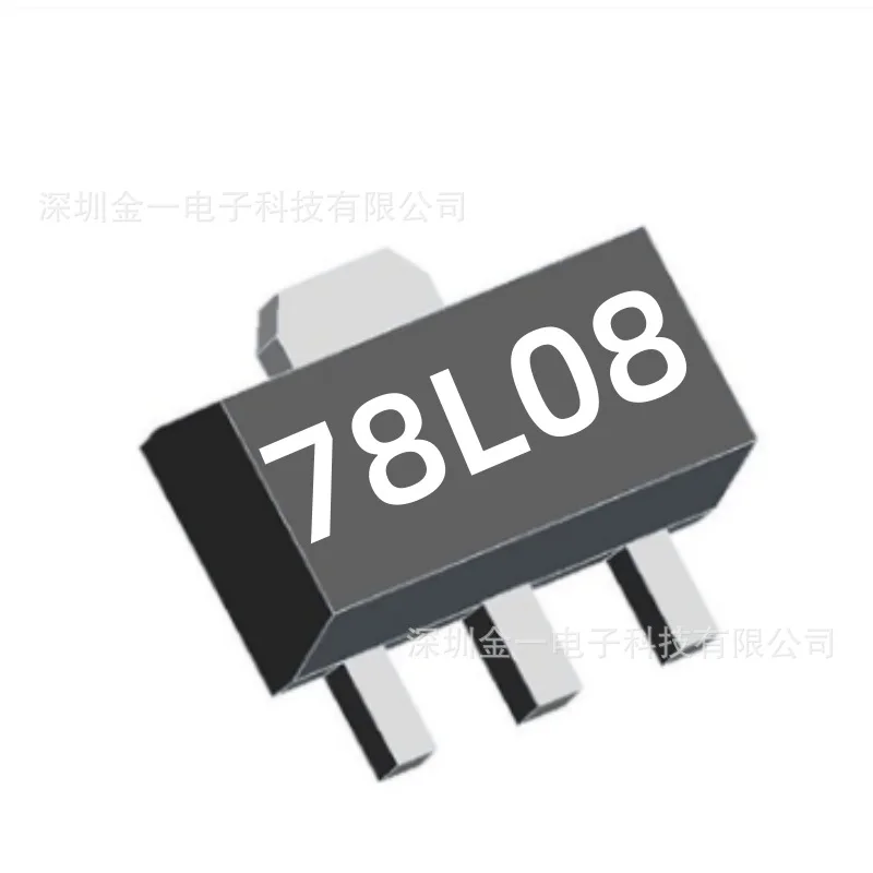 Совершенно новый 78L08 SOT89 7808 трехконтактный регулируемый микросхема светодиодная