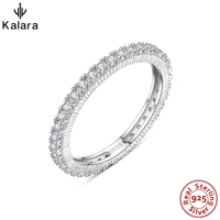 s925 sterling silver rings simple clear zircon aesthetic ring women girls wedding jewelry luxury fine jewellery gift personality