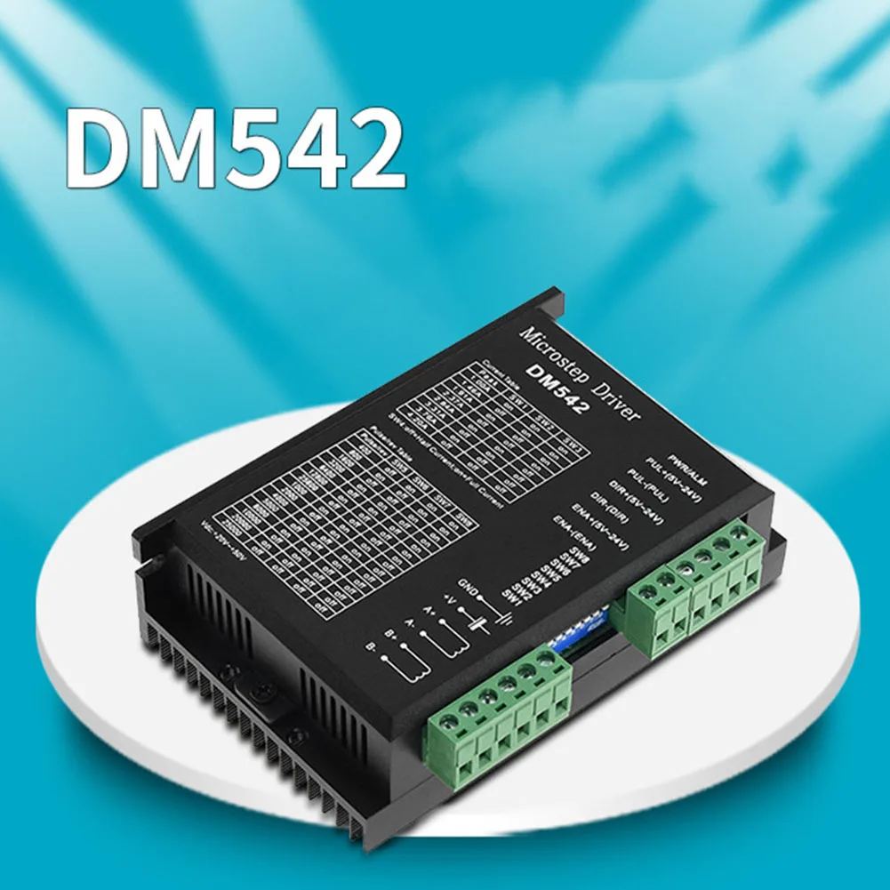 

1pc Motor Driver DM542 4.2A 20-50V DC CNC Small Stepping Digital Stepper Motor Driver Controller For CNC Controlled Devices