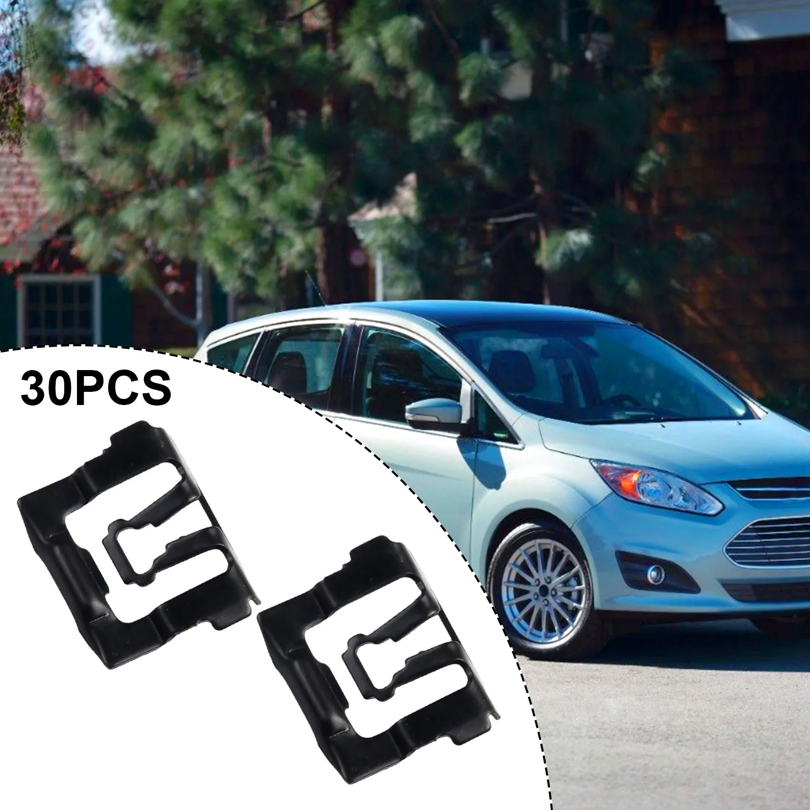 30 шт. зажимы для молдинга заднего стекла автомобиля Ford 64-93 C5ZZ 6543413 -B C5ZZ- B