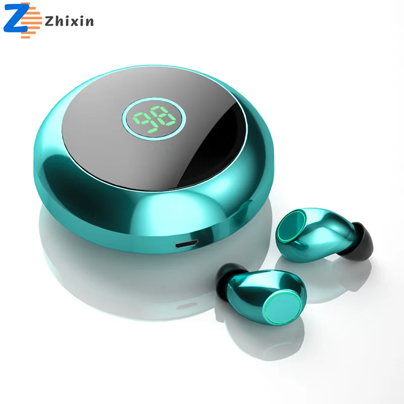 

TWS Bluetooth Earphones Mini Invisible Wireless Headphones HIFI Stereo Waterproof Sports Headset LED Touch Earbuds with Mic