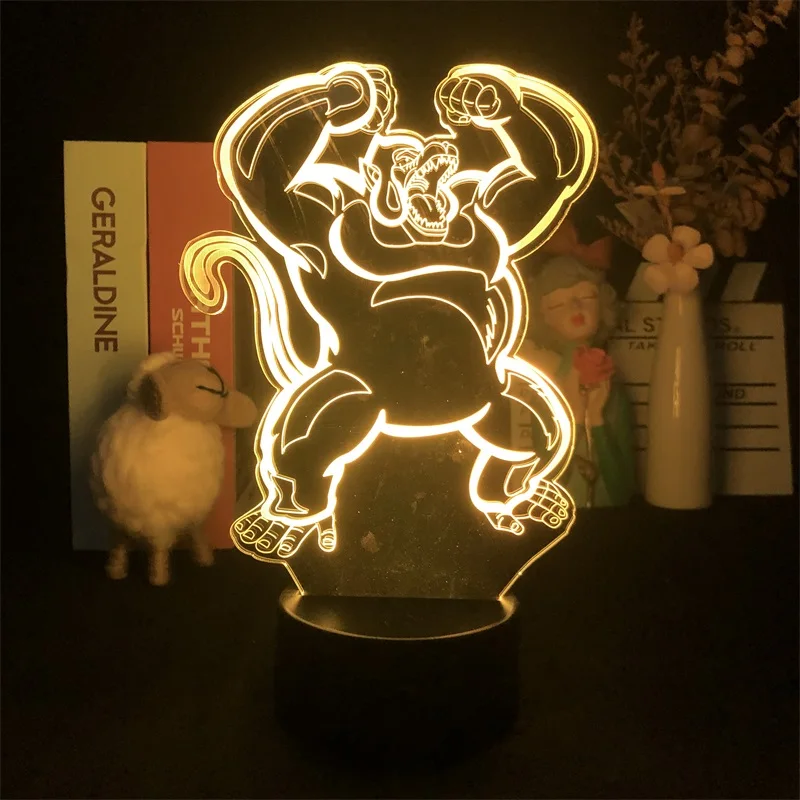 Bedroom 3D Lamp Atmosphere Night Light LED Gorilla Touch Sensor Nightlight APP Control Kids Birthday Gift
