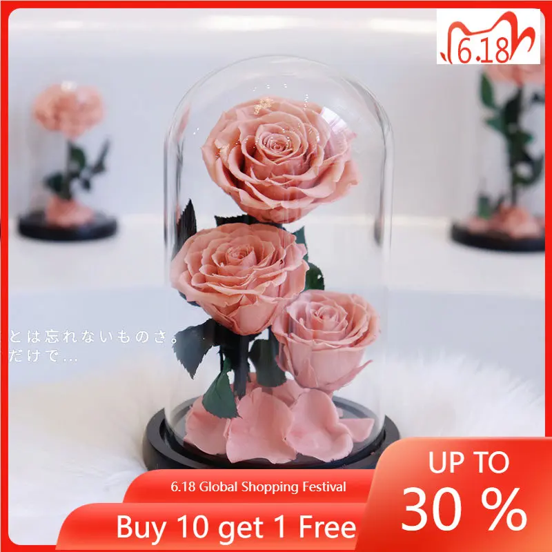 

Real Flowers, 214 Qixi Valentine's Day, Immortal Flowers, Small Fragrant Flower Bouquet, 33 Roses.