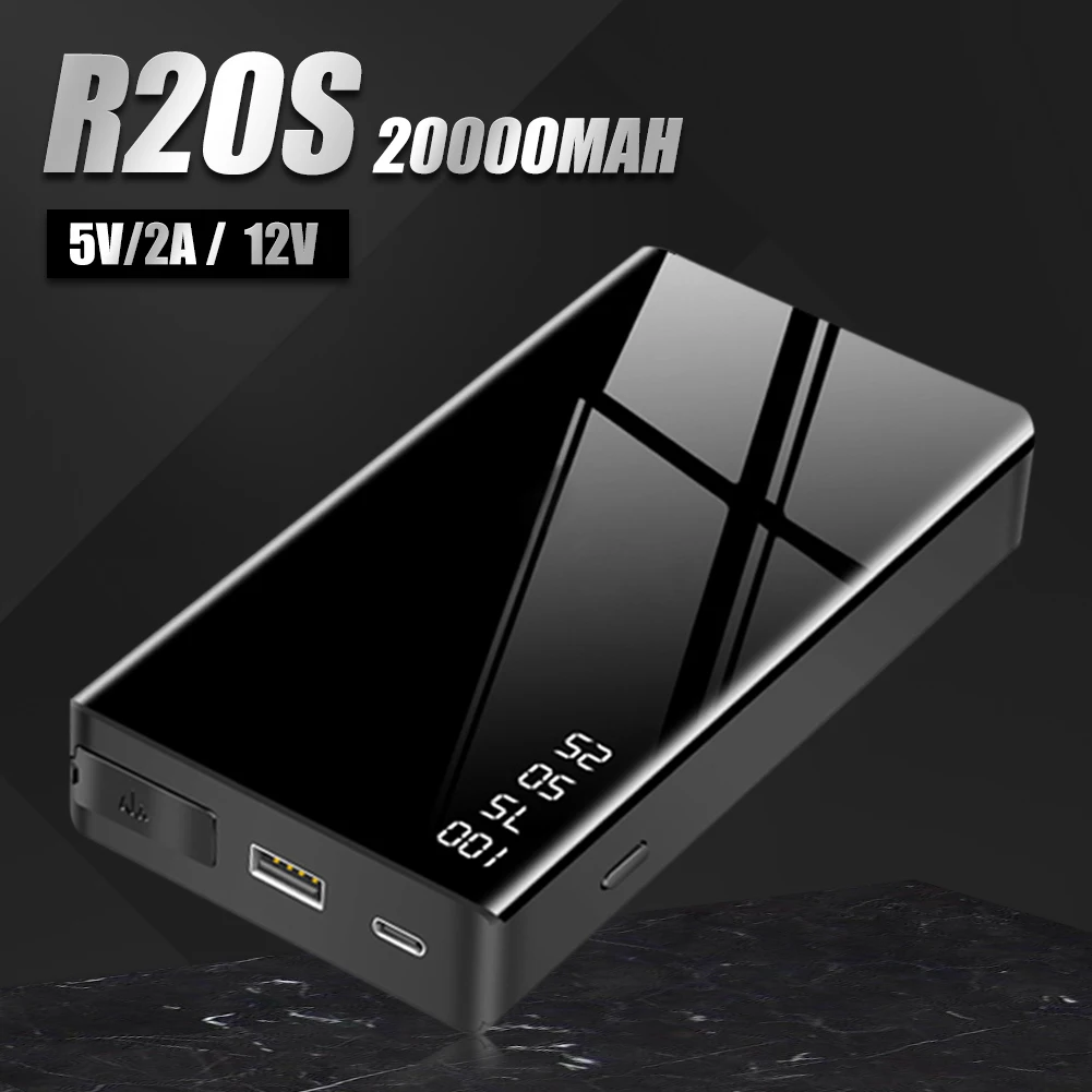 

Power Bank 20000mAh Car Battery Jump Starter 12V 500A Automobile Emergency Booster Power Car Battery Starter US/EU/UK