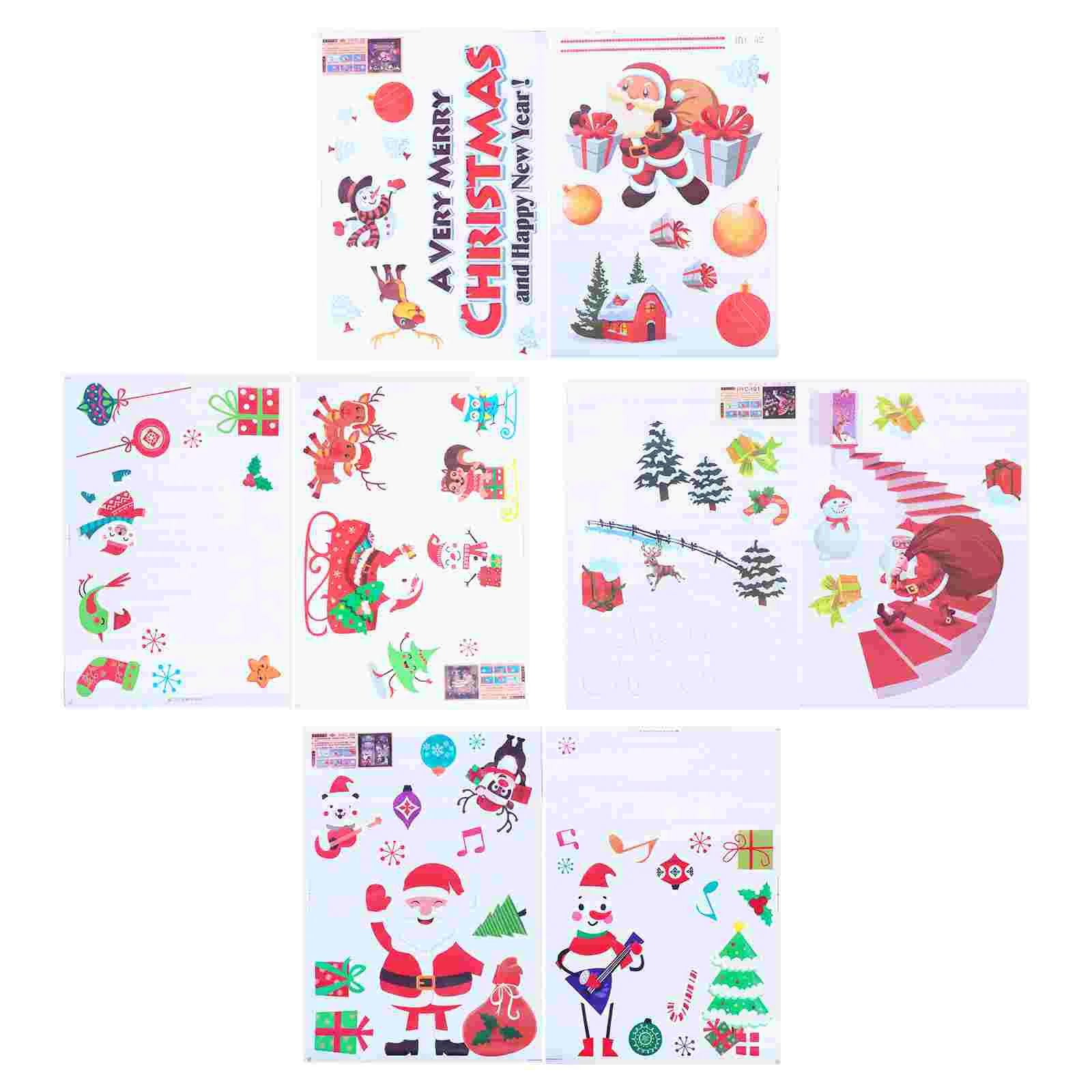 

8 pcs Cartoon Removable Home Decoration Wall Decals for Shop