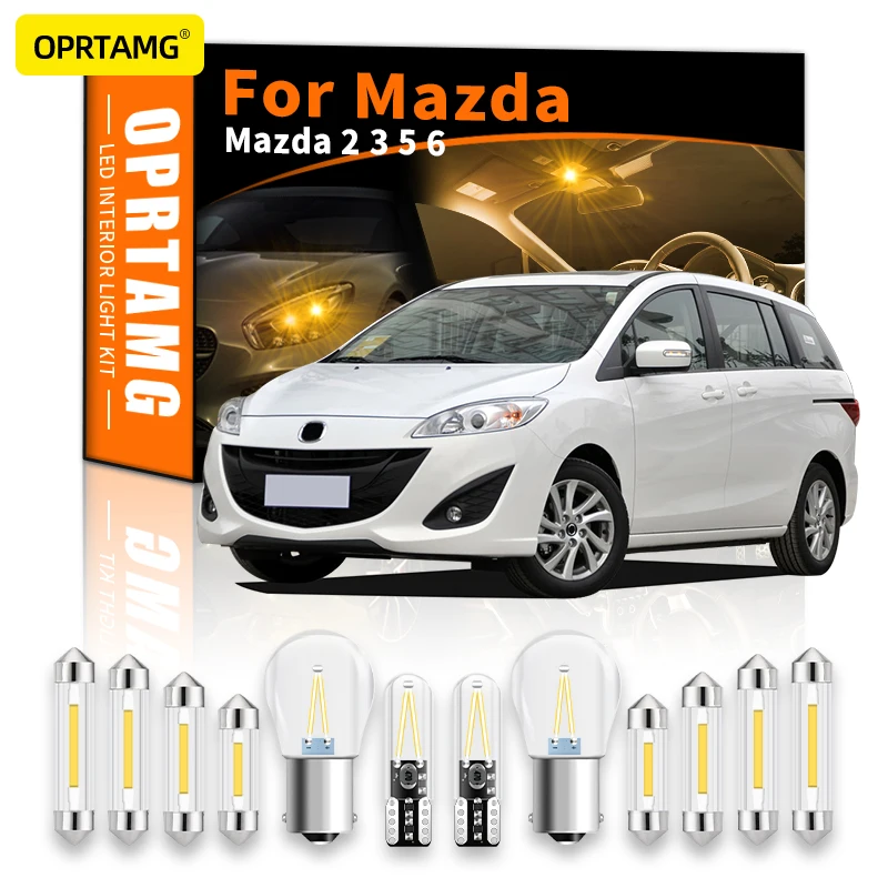 

Ламсветильник для чтения OPRTAMG Canbus T10 1156 C5W для Mazda 2 3 5 6 1996-2020