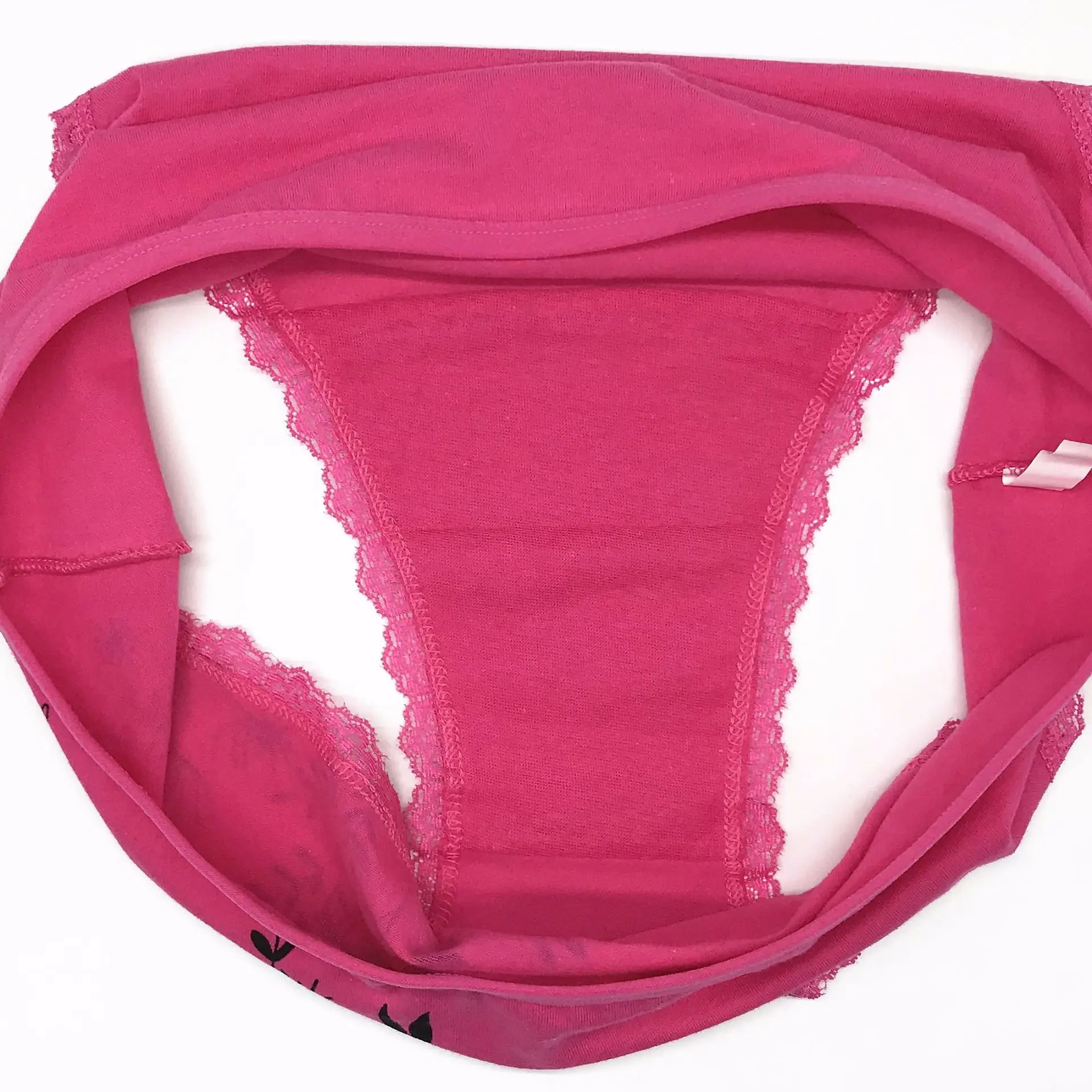 FUNCILAC Plus Size Underwear Women Sexy Lace Briefs Print Panties Cotton Crotch Mid-Rise Good Quality Lingerie 2XL-4XL 6 Pcs/lot