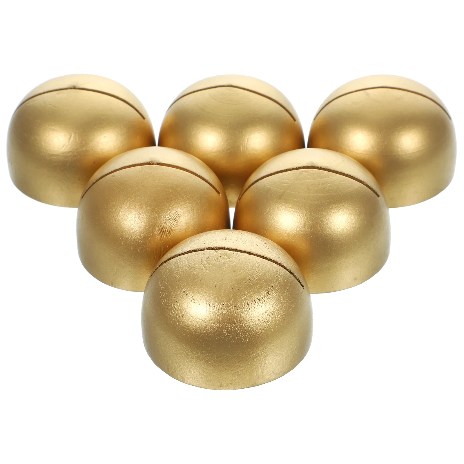 

6pcs Wooden Message Card Holders Half-Round Name Place Card Display Stand