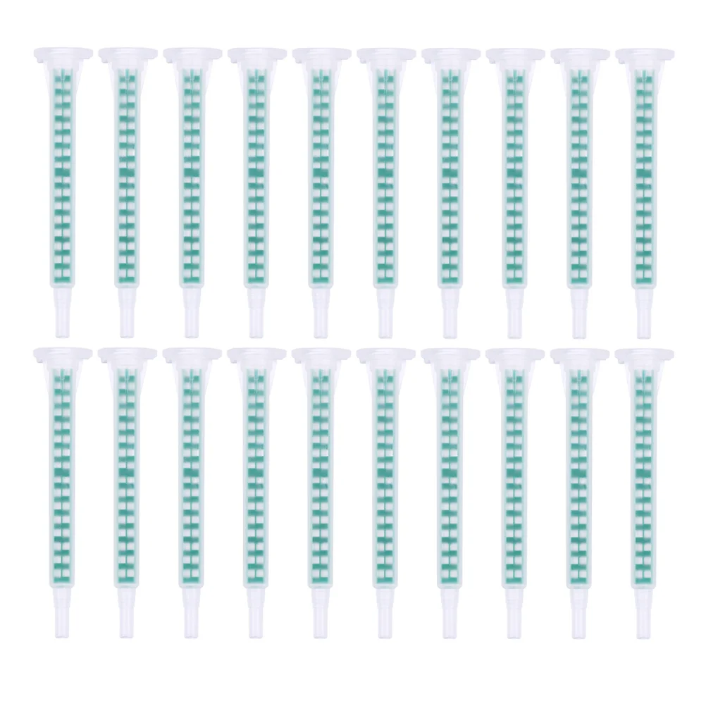 

30 Pcs Mixing Dispensing Hose Binder Epoxy Tube AB Glue Nozzle Filling Resin Mixer Applicators